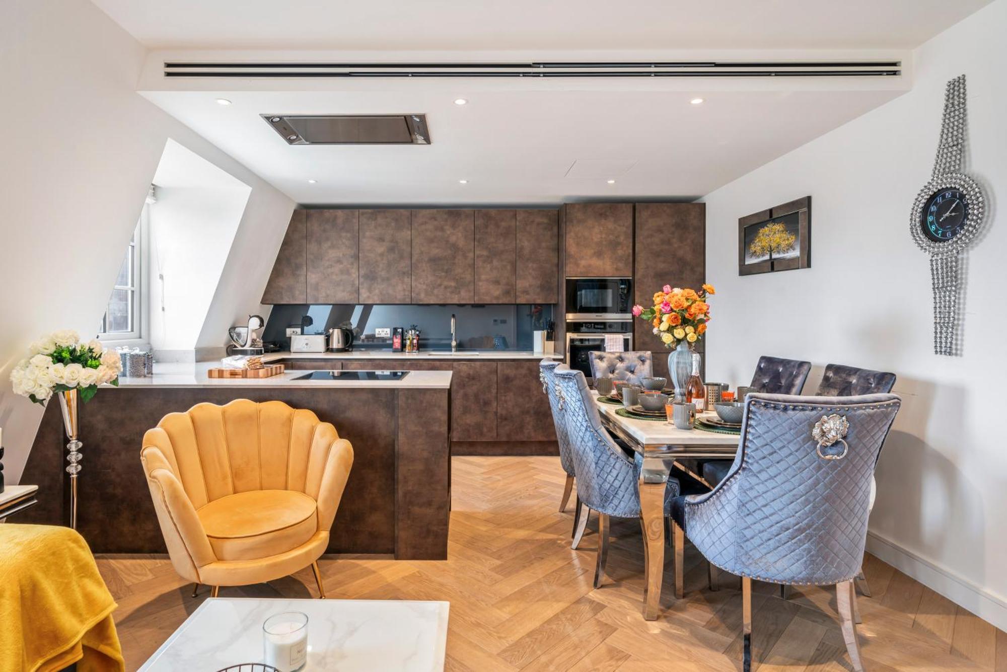 Ferienwohnung Panoramic Perfection Marble Arch 2Br Penthouse 74 London Exterior foto